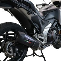 Esapament GPR compatibil cu Honda Nc 750 X - S Dct  2021 Evacuare slip-on omologata, inclusiv db killer detașabil și cot de legătură,Furore Evo4 Poppy