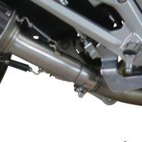 Exhaust compatible with Honda Nc 750 X - S Dct 2021-2023, Albus Evo4, Homologated legal slip-on exhaust including removable db killer and link pipe
