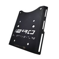GPR TECH ile uyumlu  Ktm Lc 8 1290 Super Adventure R/S 2021/2024 e5 Zwart Placă de montare specifică pentru Top Case ALPITECH 55 LT compatibil cu portbagajul original, fabricat din oțel inoxidabil cu 4 puncte de ancorare