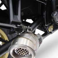 Esapament GPR compatibil cu Honda Cmx 1100 Rebel 2021 Evacuare slip-on omologata, inclusiv db killer detașabil și cot de legătură,Powercone Evo