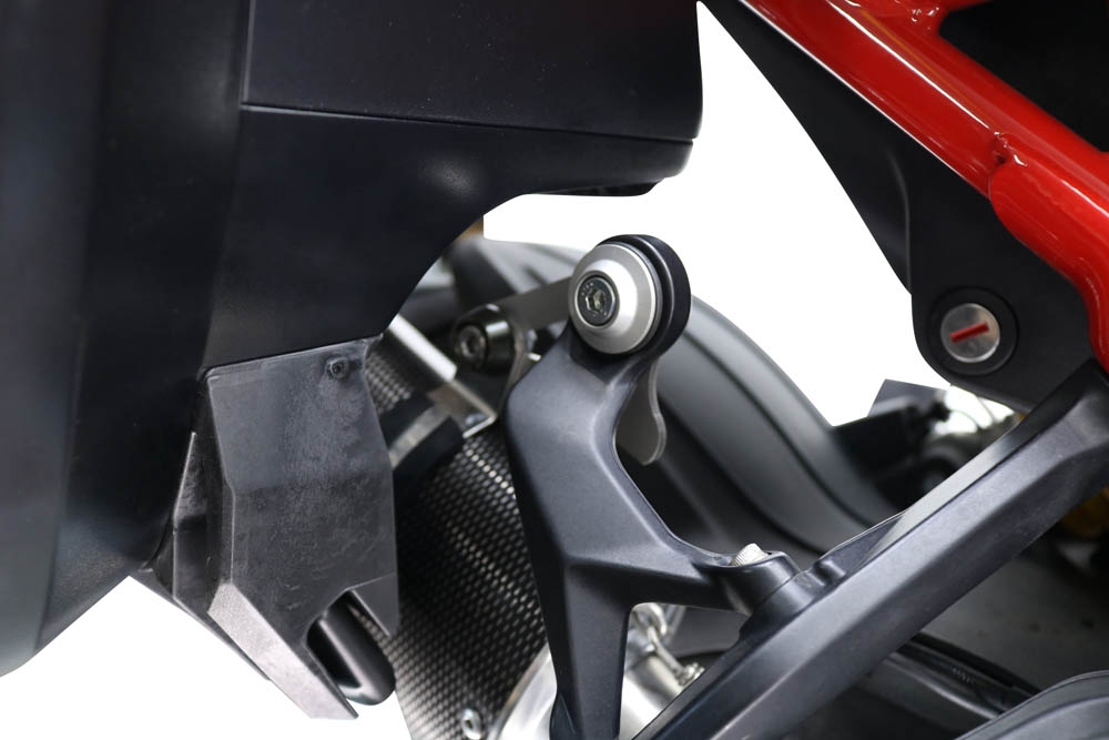 Esapament GPR compatibil cu Ducati Multistrada V4 Rally 2023 Evacuare slip-on omologata, inclusiv db killer detașabil și cot de legătură,Dual Poppy