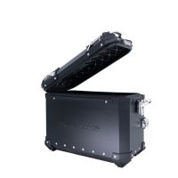 GPR TECH Uyumlu  BMW R 1300 GS Adventure 2023/2025 Zwart Pereche de cutii laterale din aluminiu, culoare neagră, cu suport specific pentru geantă Capacitate 38 litri + 38 litri.