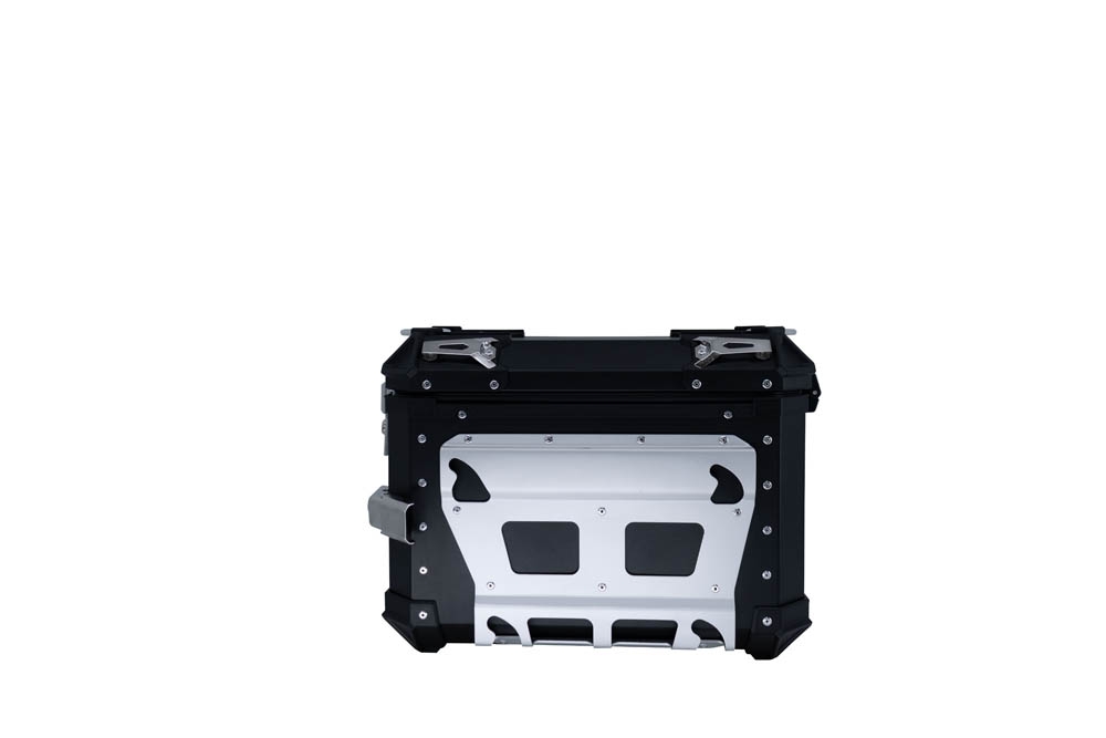 GPR TECH Uyumlu  BMW R 1300 GS Adventure 2023/2025 Zwart Pereche de cutii laterale din aluminiu, culoare neagră, cu suport specific pentru geantă Capacitate 38 litri + 38 litri.