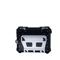 GPR TECH Uyumlu  BMW R 1300 GS Adventure 2023/2025 Zwart Pereche de cutii laterale din aluminiu, culoare neagră, cu suport specific pentru geantă Capacitate 38 litri + 38 litri.