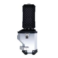 GPR TECH Uyumlu  Bmw F 800 Gs 2024/2025 e5 Zilver Pereche de cutii laterale din aluminiu cu partea dreaptă conturată, culoare argintie, cu suport specific pentru geantă Capacitate 38 litri + 32 litri.