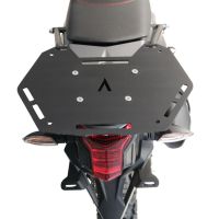 Top case GPR TECH compatible with  Voge 300Rally 2022/2024 e5 GPR TECH Top case in aluminum, silver color with specific plate included Capacity 26 LT.