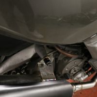 Exhaust compatible with Quadro 350 S 2012-2016, Power Bomb, Homologated legal silencer exhaust including removable db killer, and catalyst