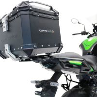 GPR TECH compatible with  Kawasaki Versys 650 2023/2024 e5 plus GPR TECH Top case in aluminum, black color with specific plate included Capacity 55 LT.