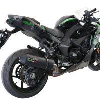 Esapament GPR compatibil cu Kawasaki Ninja 1000 Sx 2021 Evacuare slip-on omologata, inclusiv db killer detașabil și cot de legătură,Furore Evo4 Nero