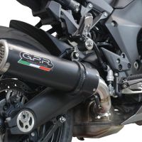Esapament GPR compatibil cu Kawasaki Ninja 1000 Sx 2021 Evacuare slip-on omologata, inclusiv db killer detașabil și cot de legătură,M3 Black Titanium
