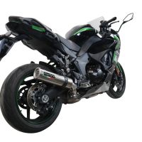 Esapament GPR compatibil cu Kawasaki Ninja 1000 Sx 2020 Evacuare slip-on omologata, inclusiv db killer detașabil și cot de legătură,M3 Inox 