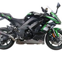 Exhaust compatible with Kawasaki Ninja 1000 Sx 2021-2024, M3 Poppy , Racing slip-on exhaust including link pipe