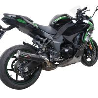 Exhaust compatible with Kawasaki Ninja 1000 Sx 2021-2024, M3 Poppy , Racing slip-on exhaust including link pipe