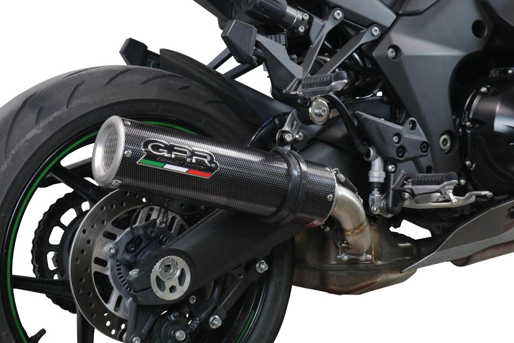 Exhaust compatible with Kawasaki Ninja 1000 Sx 2021-2024, M3 Poppy , Racing slip-on exhaust including link pipe
