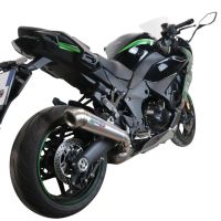 Esapament GPR compatibil cu Kawasaki Ninja 1000 Sx 2021 Evacuare slip-on omologata, inclusiv db killer detașabil și cot de legătură,Powercone Evo