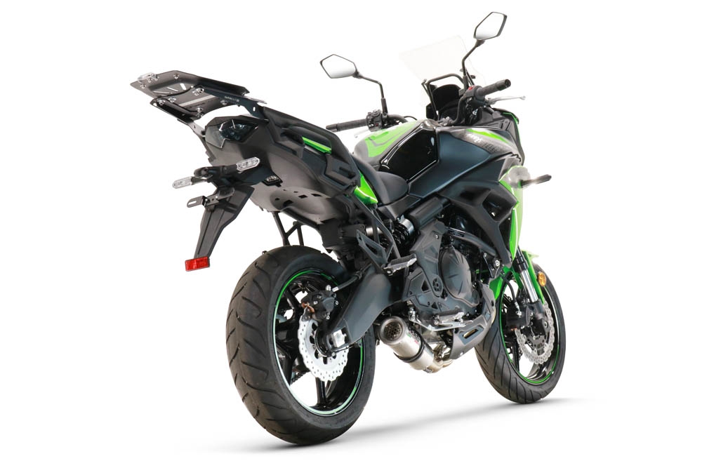 Esapament GPR compatibil cu Kawasaki Versys 650 2021 Sistem complet de evacuare Racing, inclusiv db killer detașabil,M3 Inox 