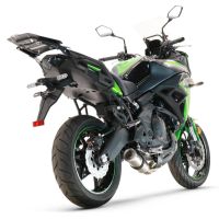 Esapament GPR compatibil cu Kawasaki Versys 650 2021 Sistem complet de evacuare Racing, inclusiv db killer detașabil,M3 Inox 