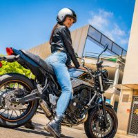 Exhaust compatible with Kawasaki Z 650 RS 2021-2023, Deeptone Inox, Homologated silencer for noise including full line,db killer and catalyst compliant for inspection