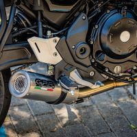 Exhaust compatible with Kawasaki Z 650 RS 2021-2023, M3 Inox , Homologated silencer for noise including full line,db killer and catalyst compliant for inspection