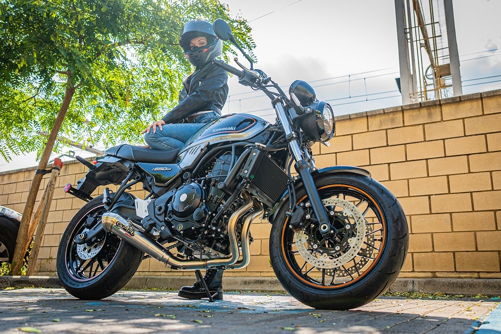 Esapament GPR compatibil cu Kawasaki Z 650 RS 2021  Sistem complet de evacuare Racing,Powercone Evo