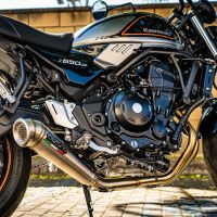 Esapament GPR compatibil cu Kawasaki Z 650 RS 2021  Sistem complet de evacuare Racing,Powercone Evo