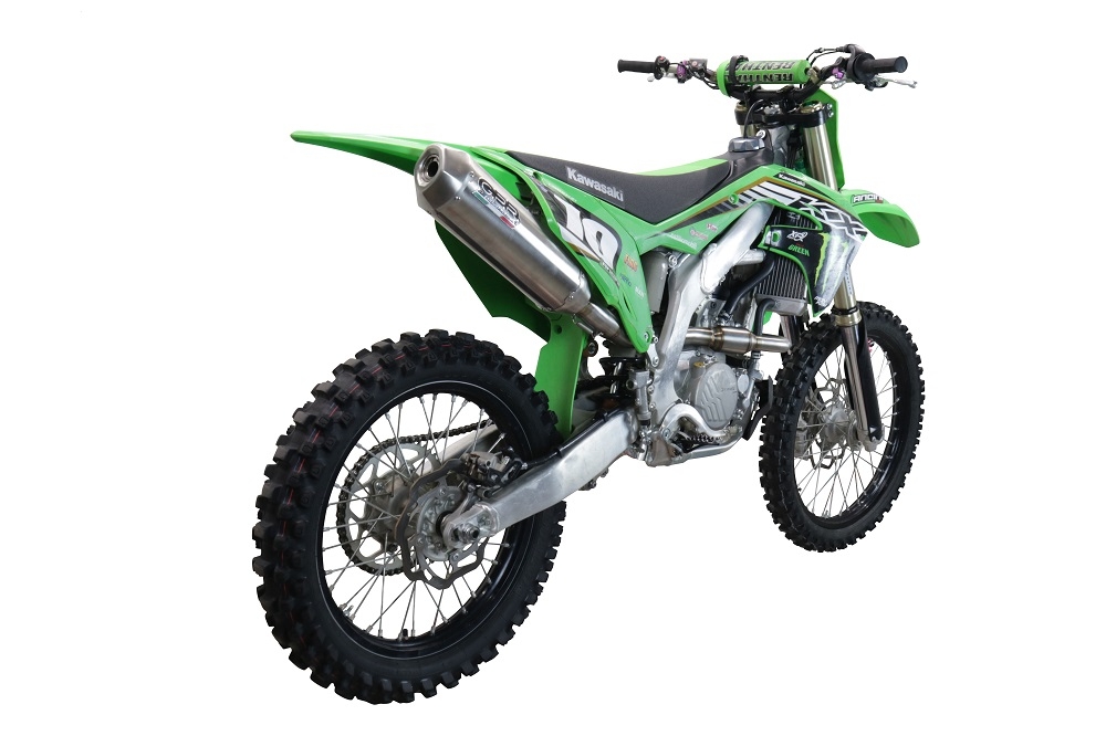 Esapament GPR compatibil cu Kawasaki KX 250 F 2009 Sistem complet de evacuare de curse, inclusiv db killer/parascântei detașabil,Pentacross Inox