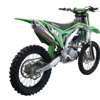Esapament GPR compatibil cu Kawasaki KX 250 F 2009 Sistem complet de evacuare de curse, inclusiv db killer/parascântei detașabil,Pentacross Inox