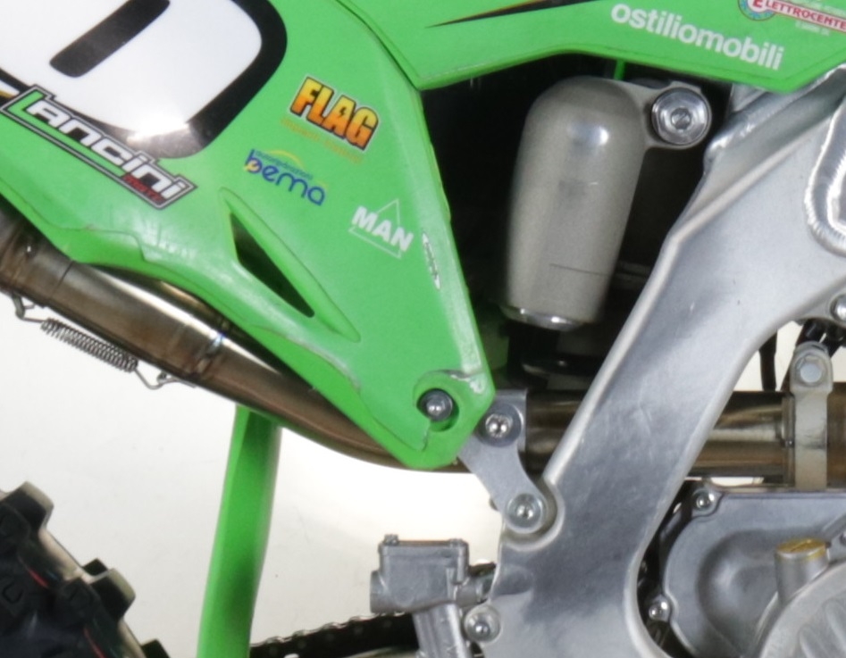 Esapament GPR compatibil cu Kawasaki KX 250 F 2009 Sistem complet de evacuare de curse, inclusiv db killer/parascântei detașabil,Pentacross Inox