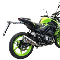 Exhaust compatible with Keeway Rkf 125 2021-2023, M3 Inox , Homologated legal full system exhaust, including removable db killer and catalyst