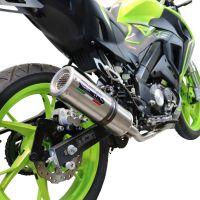 Exhaust compatible with Keeway Rkf 125 2021-2023, M3 Inox , Homologated legal full system exhaust, including removable db killer and catalyst