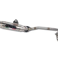Esapament GPR compatibil cu Kawasaki KLX 110 / 110 L 2003 Sistem complet de evacuare de curse, inclusiv db killer/parascântei detașabil,Deeptone Inox