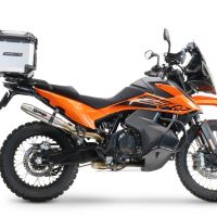 Top case GPR TECH compatible with  Ktm SMT 890 2023/2024 e5 GPR TECH Top case in aluminum, silver color with specific plate included Capacity 45 LT.