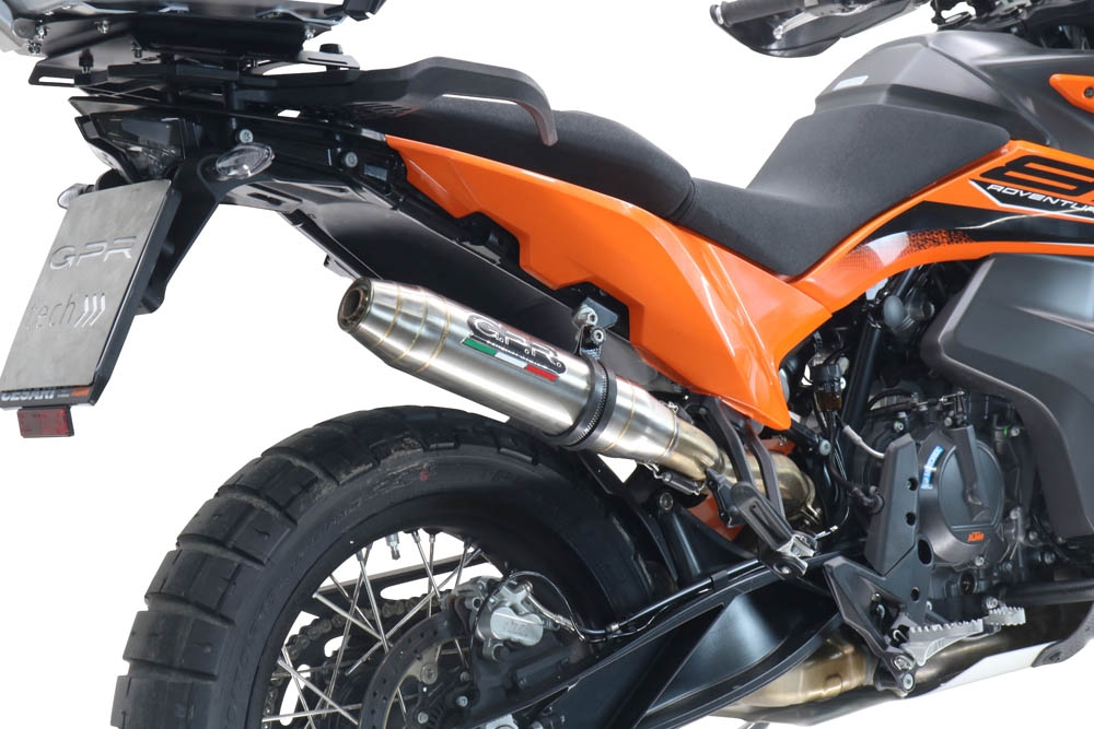 GPR TECH ile uyumlu  Ktm Adventure 790 2021/2024 e5 Zwart Placă de montare specifică pentru Top Case ALPITECH 55 LT compatibil cu portbagajul original, fabricat din oțel inoxidabil cu 4 puncte de ancorare