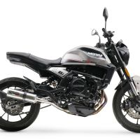 Exhaust compatible with Moto Morini Seiemmezzo Str 2022-2024, M3 Inox , Homologated legal Mid-full system exhaust, including removable db killer and catalyst