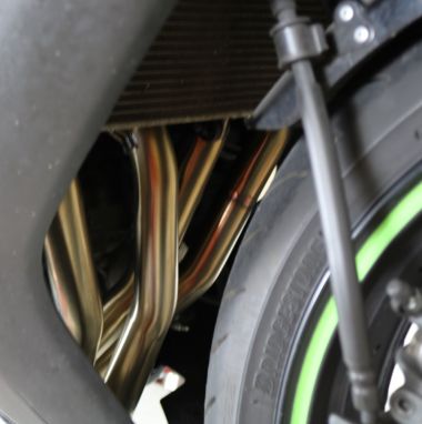 Exhaust compatible with Kawasaki Ninja 1000 Sx 2021-2024, Decatalizzatore, Decat pipe