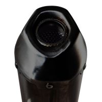 Exhaust compatible with Zontes M 125 2022-2024, Pentaroad Black, Homologated legal full system exhaust, including removable db killer and catalyst