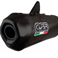 Exhaust compatible with Zontes M 125 2022-2024, Pentaroad Black, Homologated legal full system exhaust, including removable db killer and catalyst