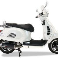 Exhaust compatible with Piaggio Vespa 125 Gts-Gtv-Super 2006-2016, Evo4 Road, Homologated legal full system exhaust, including removable db killer