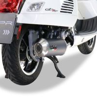 Exhaust compatible with Piaggio Vespa 125 Gts-Gtv-Super 2006-2016, Evo4 Road, Homologated legal full system exhaust, including removable db killer