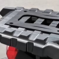GPR TECH ile uyumlu  Suzuki V-Strom Dl 650 2021/2024 e5 Zwart Placă de montare specifică pentru Top Case ALPITECH 55 LT compatibil cu portbagajul original, fabricat din oțel inoxidabil cu 4 puncte de ancorare