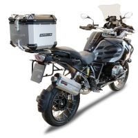 Top case GPR TECH compatible with  Bmw R 1250 Gs Adventure 2021/2024 e5 GPR TECH Top case in aluminum, silver color with specific plate included Capacity 35 LT.