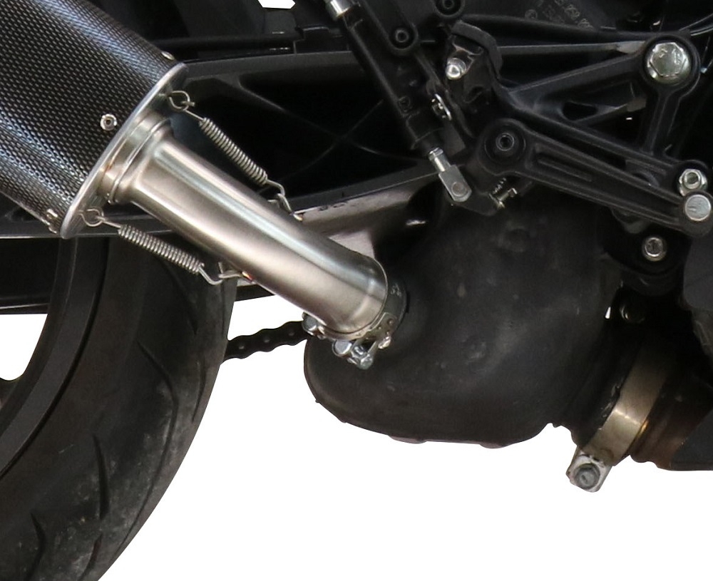 Esapament GPR compatibil cu Ktm Rc 390 2022 Evacuare slip-on omologata, inclusiv db killer detașabil și cot de legătură,Albus Evo4