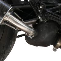 Esapament GPR compatibil cu Ktm Rc 390 2022 Evacuare slip-on omologata, inclusiv db killer detașabil și cot de legătură,Albus Evo4