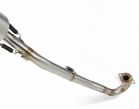 Esapament GPR compatibil cu Kawasaki KLX 110 / 110 L 2003 Sistem complet de evacuare de curse, inclusiv db killer/parascântei detașabil,Deeptone Inox