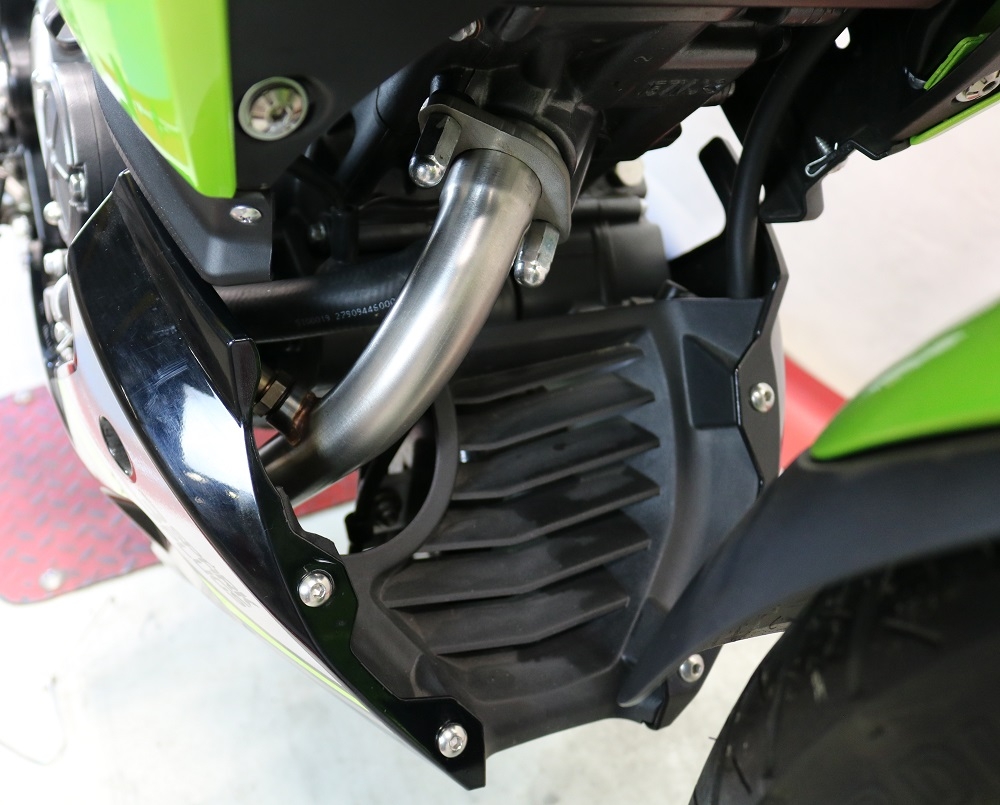 Exhaust compatible with Keeway Rkf 125 2021-2023, Albus Evo4, Homologated legal full system exhaust, including removable db killer and catalyst