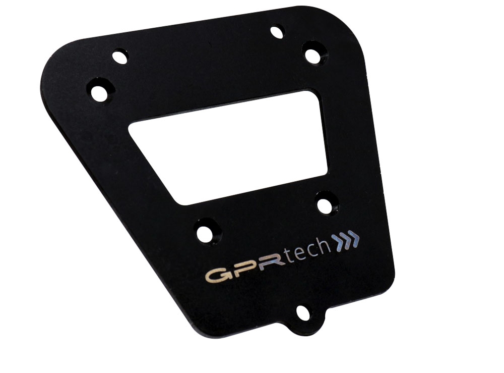 Top case GPR TECH compatible with  Royal Enfield Himalayan 410 2017/2023 GPR TECH Top case in aluminum, black color with specific plate included Capacity 26 LT.