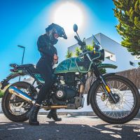 Esapament GPR compatibil cu Royal Enfield Himalayan 410 DIAM 42.5 2017 Evacuare slip-on omologata, inclusiv db killer detașabil, cot de legătură și catalizator,Powercone Evo
