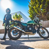 Esapament GPR compatibil cu Royal Enfield Himalayan 410 DIAM 42.5 2017 Evacuare slip-on omologata, inclusiv db killer detașabil, cot de legătură și catalizator,Powercone Evo