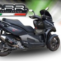 Exhaust compatible with Quadro 350 S 2012-2016, Power Bomb, Homologated legal silencer exhaust including removable db killer, and catalyst