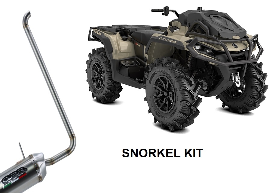 Esapament GPR compatibil cu Can Am Outlander 1000 MAX XMR XTP 2012 Kit extensie snorkel pentru amortizor GPR Pentacross,Snorkel kit